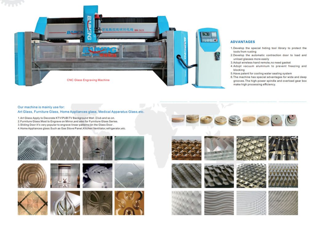 china cnc glass engraving machine